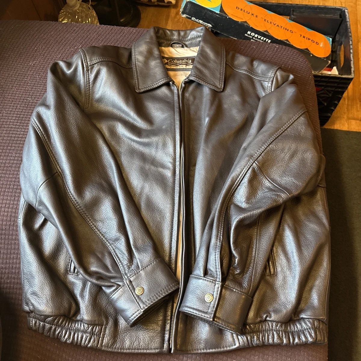 Columbia Leather Outer Shell Coats, Jackets & Vests for Men for