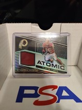 2021 Panini Obsidian Atomic Materials Electric Etch Green #5 Clinton Portis /50 
