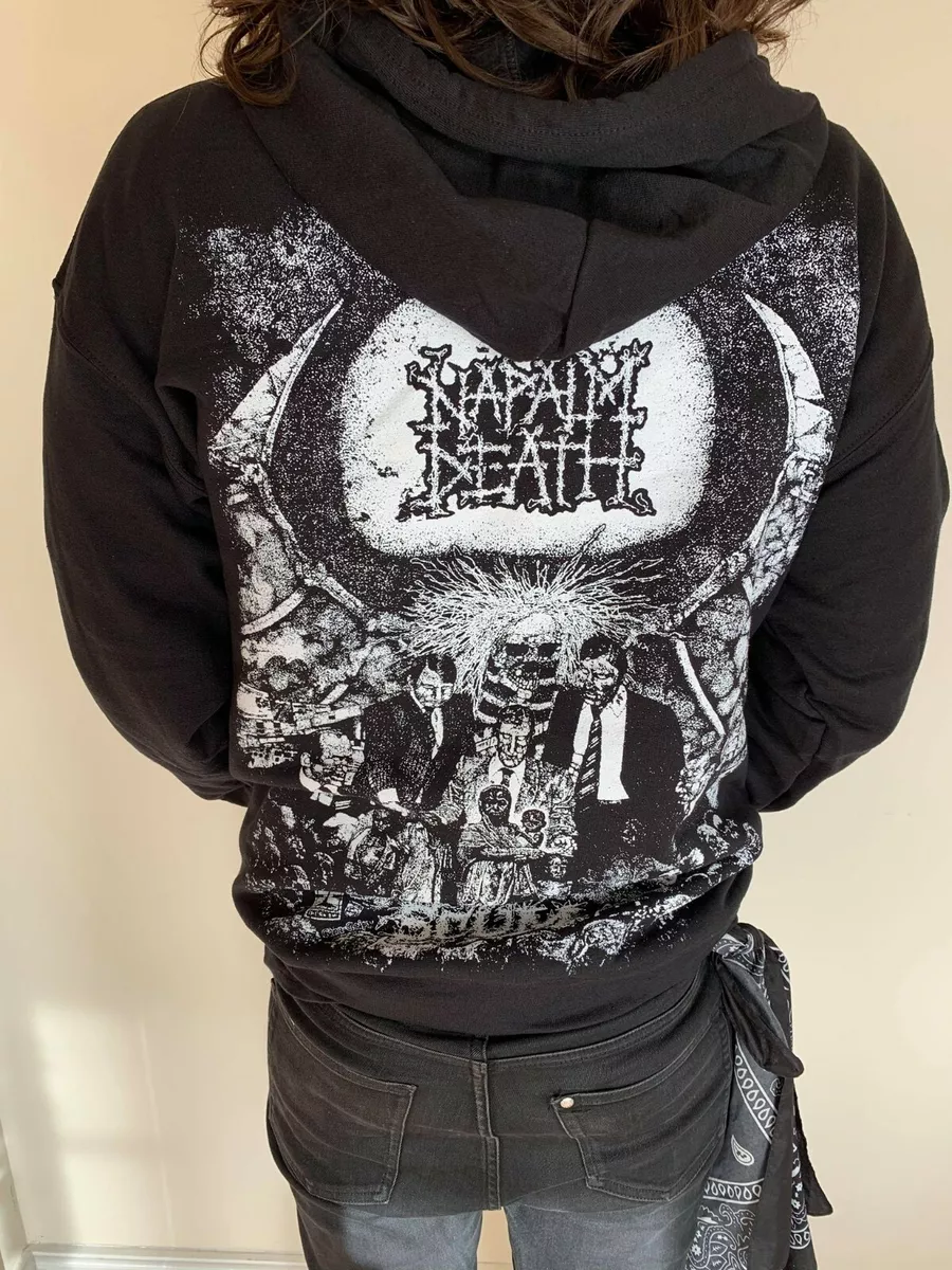 Napalm Death Scum Vintage Zip Hoodie NEW eBay