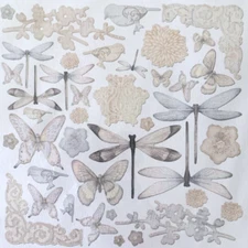 Creative Imaginations Christine Adolph Springtime Die-Cuts Shapes Tags