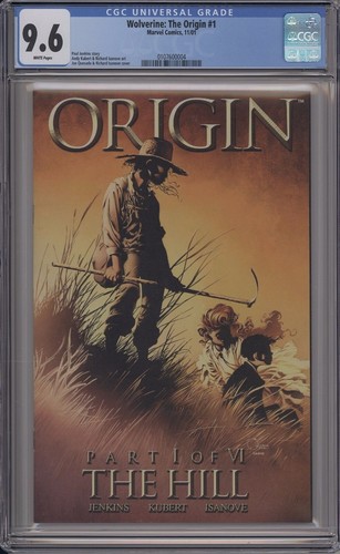 WOLVERINE: THE ORIGIN #1 - CGC 9.6 - JOE QUESADA COVER - MARVEL - 2001