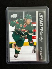 2021-22 UD Extended Series - Young Guns #730 Mason Shaw (RC) - Minnesota Wild