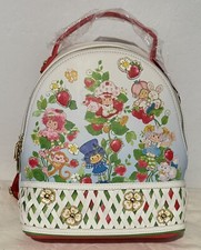 New Picnic Strawberry Shortcake Boxed Lunch Exclusive Mini Backpack Red White