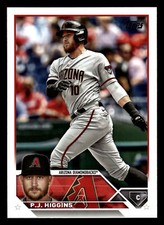 2023 Topps Update  #US82 P.J. Higgins Arizona Diamondbacks