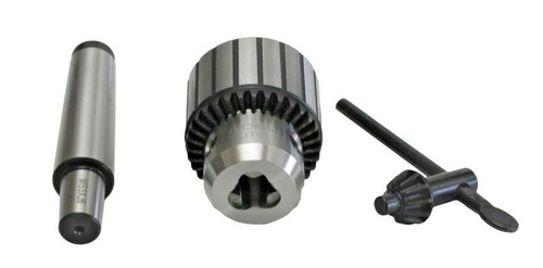 1-13mm Drill Chuck JT6 Taper with Key Includes JT6 MT3 Arbor M12 Drawbar - Picture 3 of 3