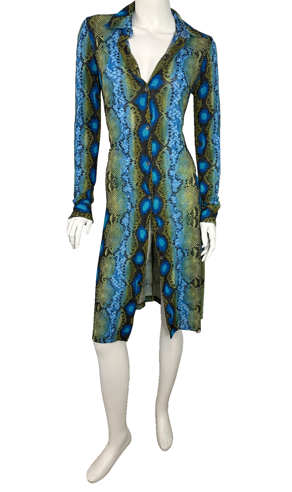 Electric Blue Python! Michael Kors Collection $14… - image 6