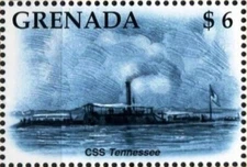 Grenada #SG4693c MNH 2002 CSS Tennessee Civil War [S/S Single][3256a]
