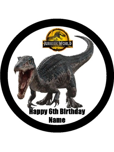 Dinosaur Edible Cake Toppers - Icing - Jurassic Dinosaurs Cake Toppers - 3 Sizes - Picture 2 of 8
