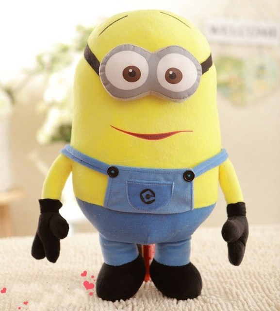 Despicable Me Plush Minion Soft Stuffed Doll 3D Eyed Minion Toy Figure Jorge 12