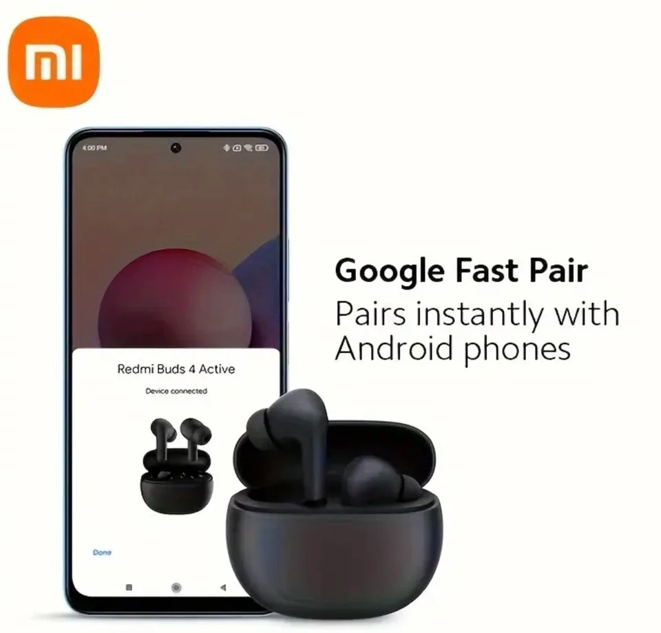 Xiaomi Redmi Buds 4 Auriculares Inalámbricos Activos TWS, Bluetooth 5.3 BLANCO Foto 4 de 4