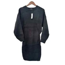 OLIVACEOUS Black Knit Dolman Mini Dress Ladies Small