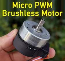DC 12V Micro PWM Brushless Motors CW/CCW Built-in Drive Encoder Reversible