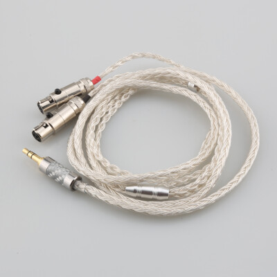 16Core Silver Plated Copper Upgraded Earphone Cable For Audeze LCD-3 LCD-2 LCD-X