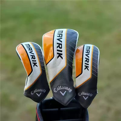 NEU Callaway Mavrik Driver Headcover Headcover Orange/Schwarz/Weiß Golf