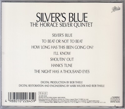 ジャズレコード Horace Silver/Silver’s Blue etc. HORACE SILVER QUINTET / SILVER'S BLUE JAZZ CD Ships from JAPAN | eBay