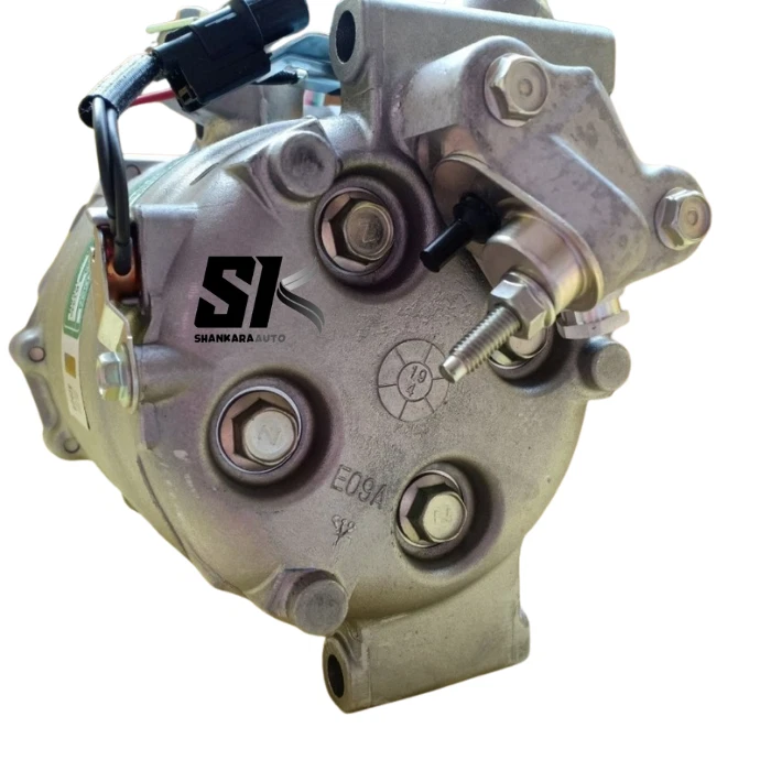 Compresor de aire acondicionado genuino Sanden TRSE09 07-12 hecho en Japón fabricante de equipos originales para Honda CR-V Foto 3 de 4