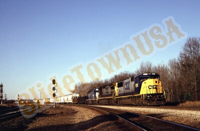 Vintage 2001 Train Slide 8785 CSX Engine Hamlet NC X2S133