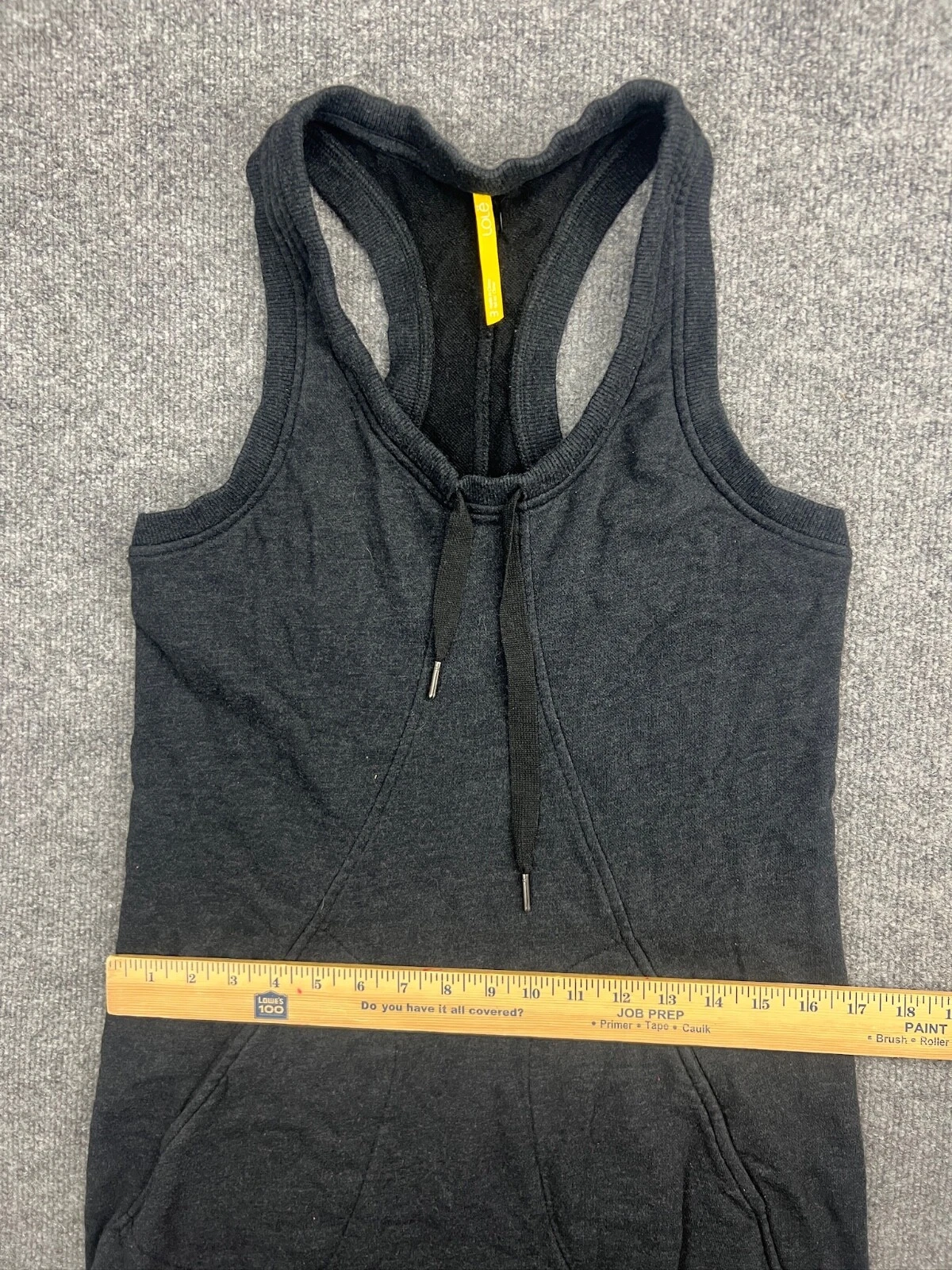 lole racerback tunic pockets drawstring neck tank-top