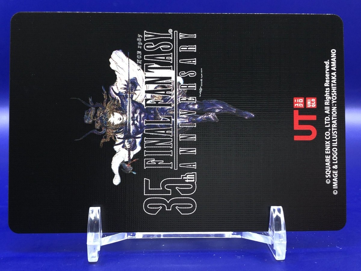 35th Final Fantasy Anniv. Playing Card Square Enix Uniqlo 2022