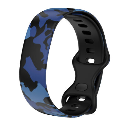 1x Graphic Print Watch Strap Silicone Wristband Strap for Amazon Halo