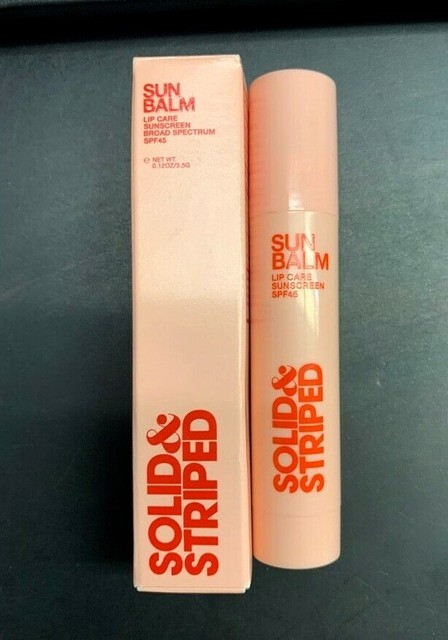 solid and striped face sunscreen