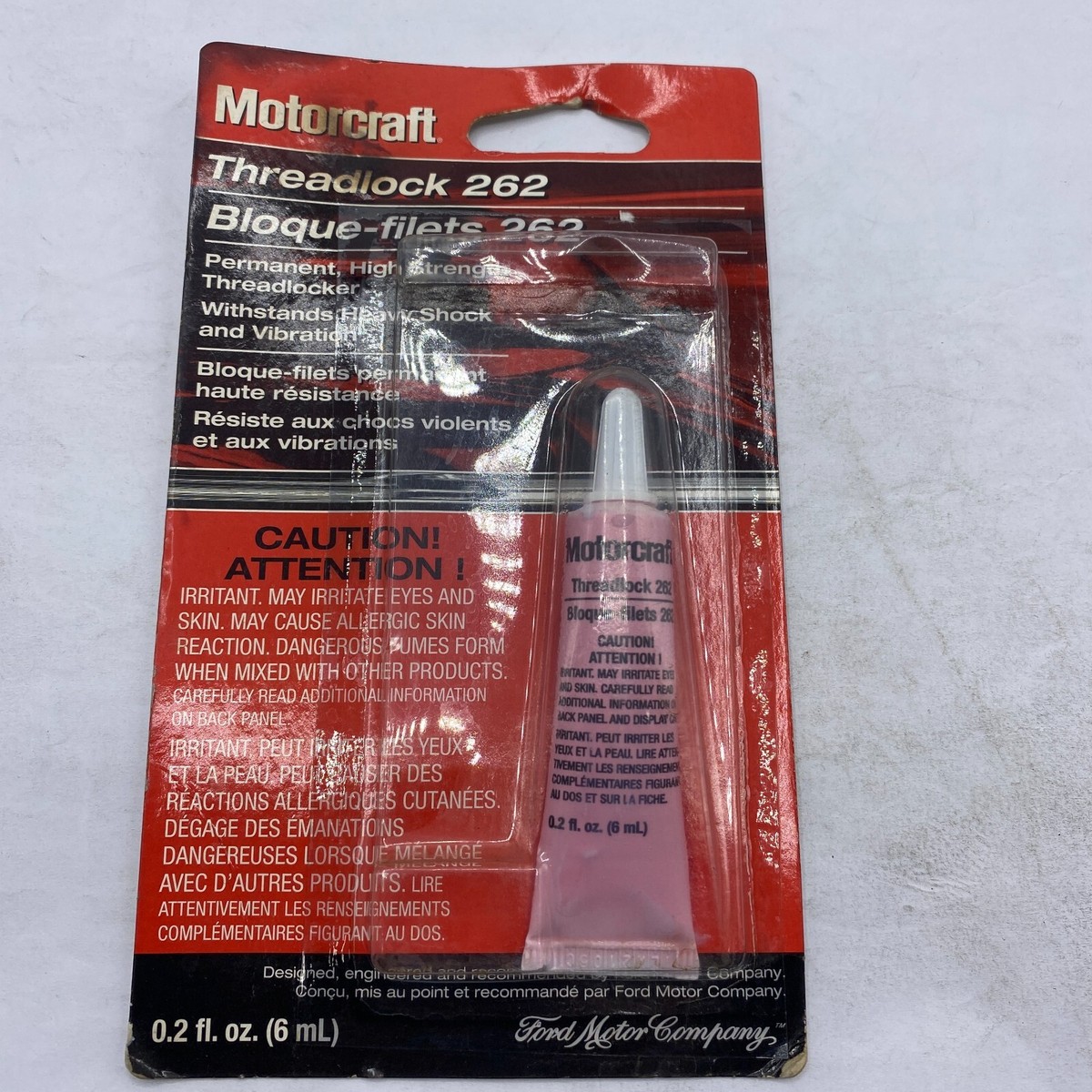 MOTORCRAFT THREADLOCK 262 - HIGH STRENGTH RED-0.2 OZ TA26 ⭐ | eBay