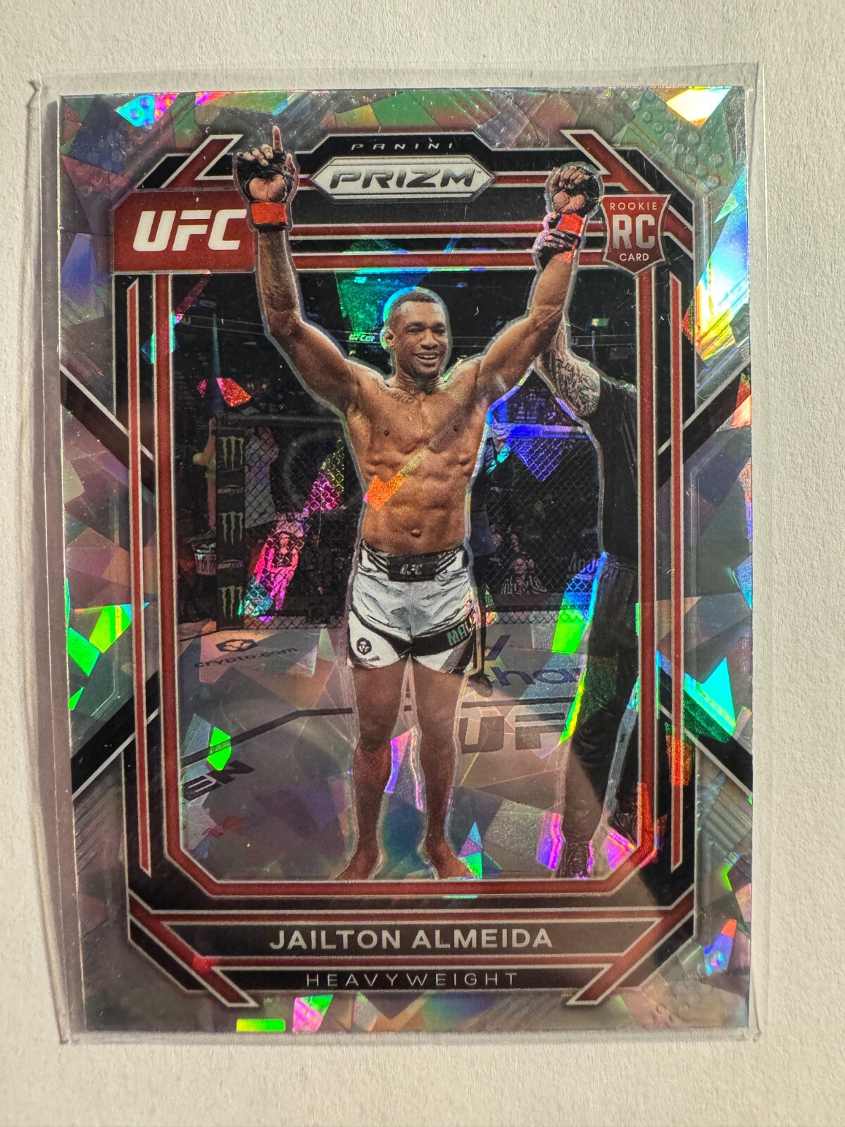 K274,844 - 2023 Panini Prizm UFC Prizms Ice #197 Jailton Almeida