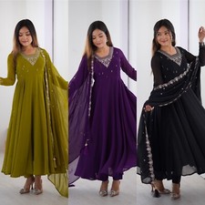 INDIAN DESIGNER SALWAR KAMEEZ WITH DUPATTA FOR WOMEN DESIGNER KURTA SALWAR