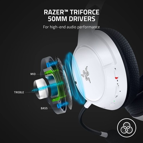 Razer Kaira X for Xbox 2021 Gaming Headset Stereo 3.5mm Multi-Plattform White - Photo 2/7