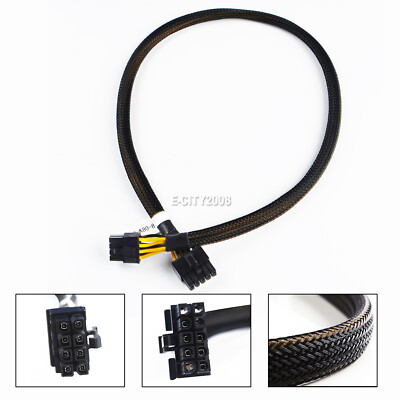 Für HP DL380 G8 G9 10pin to 8pin GPU Power Cable Nvidia P40 P100 PCIE Schwarz