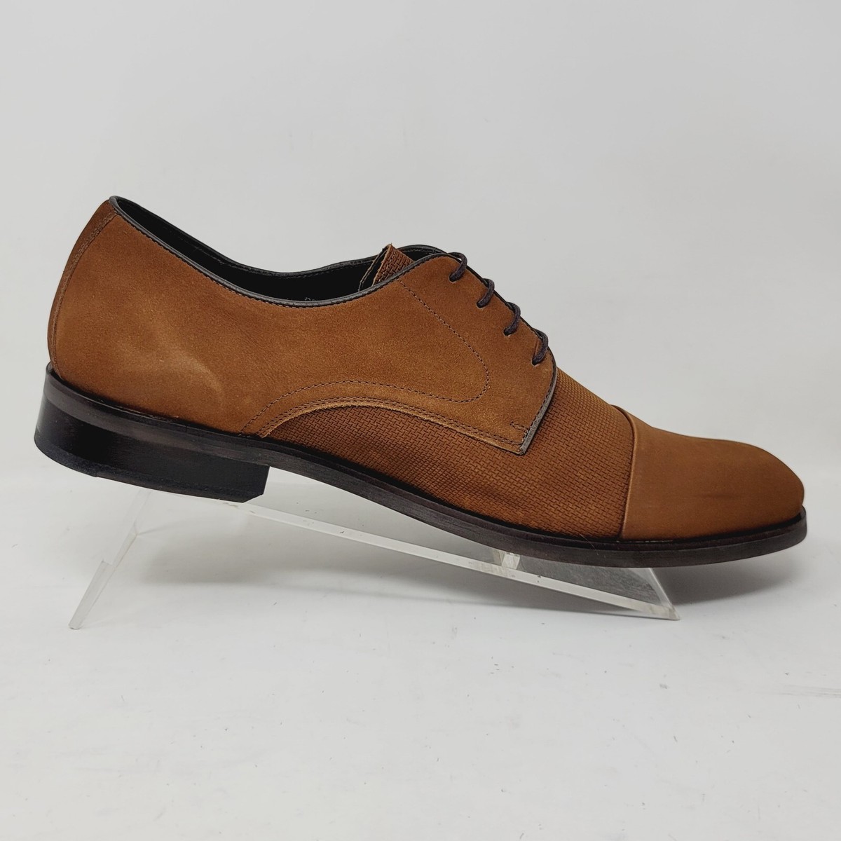Marc Joseph Men\'s Oxfords Size 13 M Nubuck Dowing St Cappuccino Dress Shoes Marc Joseph Men main image 2