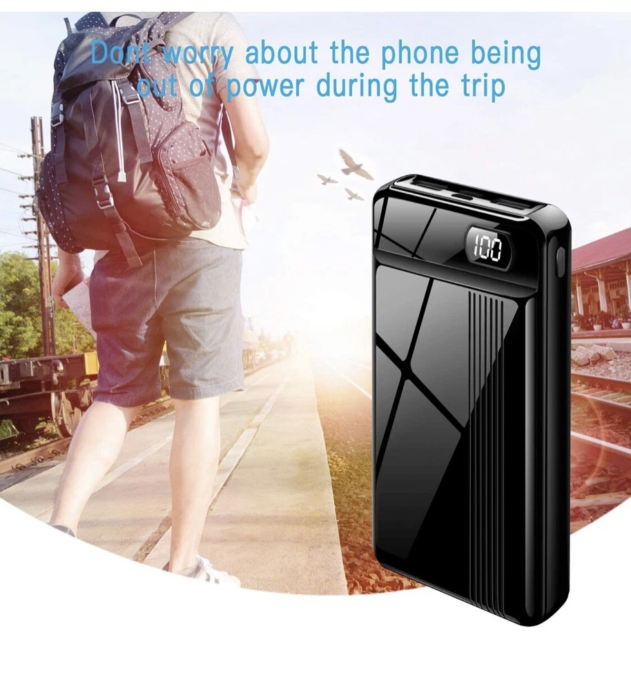 26800mAh High-Capacity Portable Power Bank for Fast Charging On-The-Go