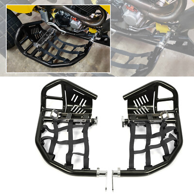 For Honda Sportrax 400 TRX 400EX 400X Nerf Bars Pro Peg Black Bars