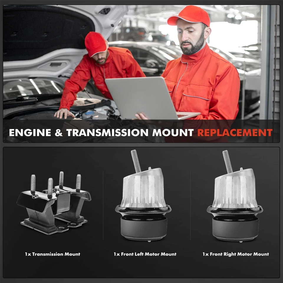 3x Motor Trans Automático e Suporte de Transmissão para Lexus GS350 2007-2011 IS250 - Imagem 2 de 4