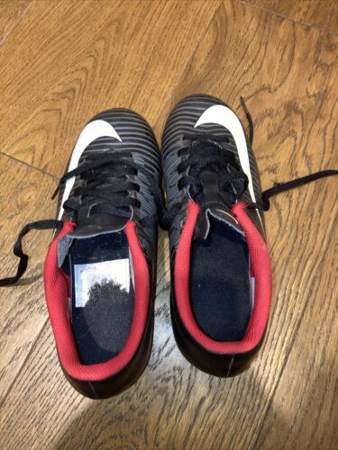 nike mercurial football boots Size 3 Black Kids Boys F/g Moulded Stud Mouldies - Picture 4 of 10