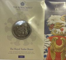 2022 £5 - TB SEYMOUR PANTHER - FIVE POUNDS BU - BRILLIANT UNCIRCULATED COIN PACK