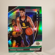 2020 Prizm Draft Picks Basketball Markus Howard RC green prizm