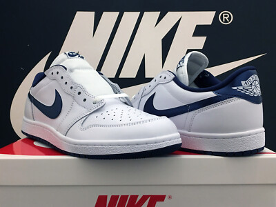 DS 2024 NIKE AIR JORDAN 1 LOW 85 UK10 EU45 OG METALLIC NAVY I 1 3 4 5 6 11 RARE