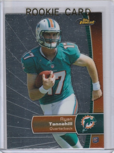 RYAN TANNEHILL 2012 Topps Finest ROOKIE CARD Miami Dolphins Football RC 