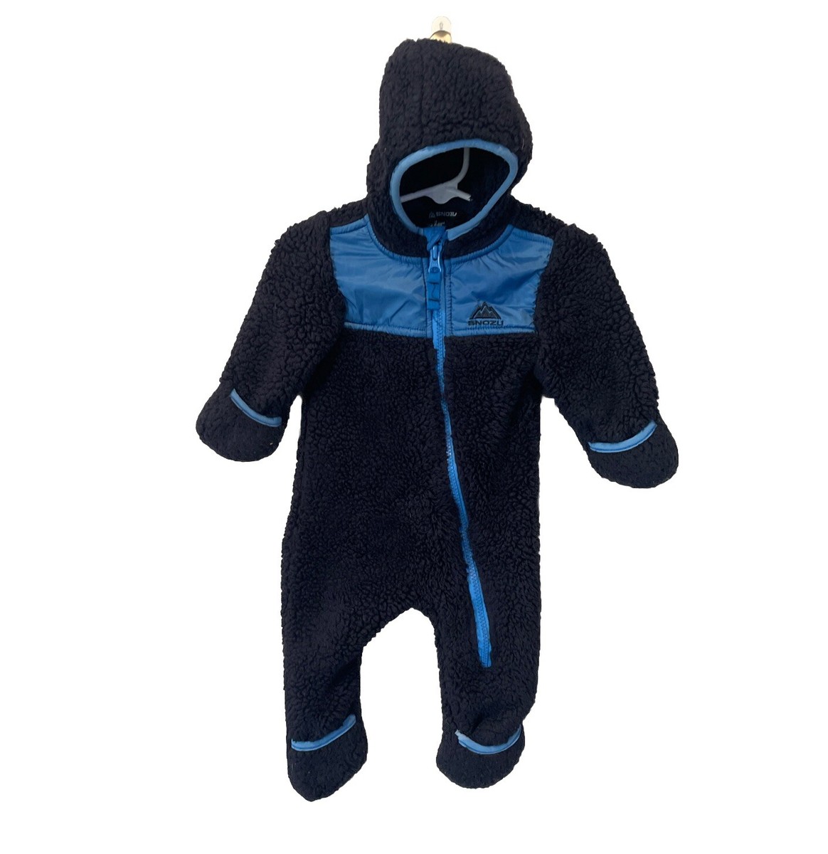 Snozu Fleece Cozy, Bunting Snowsuit, One Piece, Hooded, Toddler
