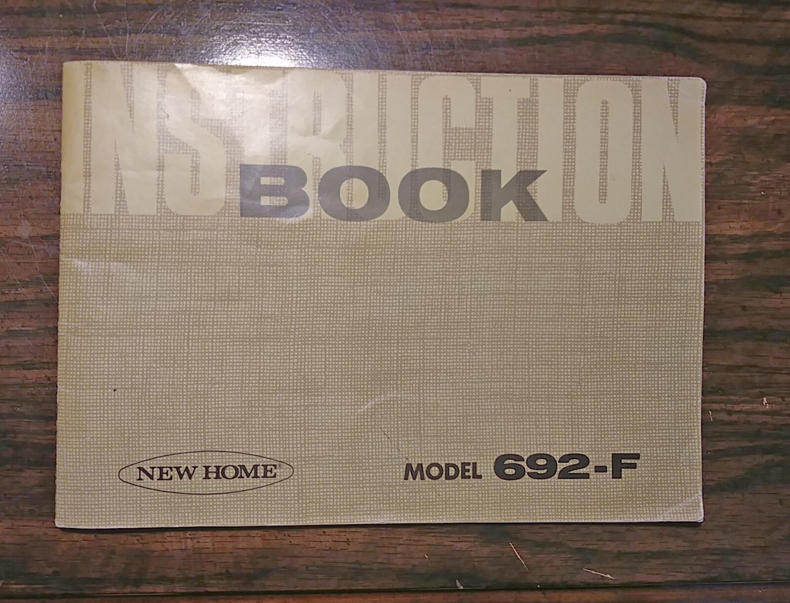 User manual for Janome New Home 692F Sewing machine. 55 page booklet