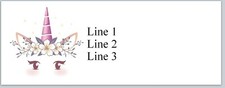 Personalized Address labels Kittycorn Cat Unicorn  (jx 169)
