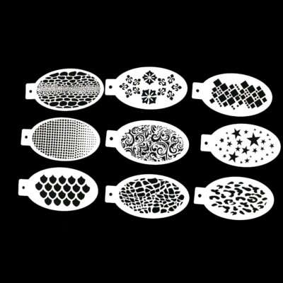 Bowitzki Face Paint Stencils Animal Texture Face Painting Stencils Templates