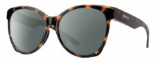 Smith Optics Fairground-086 Womens Polarized Sunglass Tortoise Havana Amber 55mm