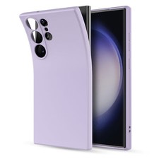 Funda delgada de silicona líquida a prueba de golpes para Samsung Galaxy S23 Ultra S23 Plus