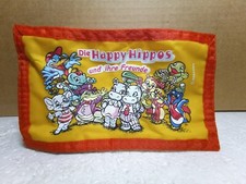 Vintage Die Happy Hippos und ihre Freunde Kinder Surprise Wallet Case 1990s Rare