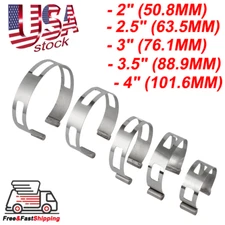 US Exhaust Pipe Tacking Band Clamp-On For Welding Fabrication 2" to 4.0" SIZES