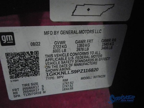 2023 Acadia Front Brake Set 1170521 - Picture 11 of 12