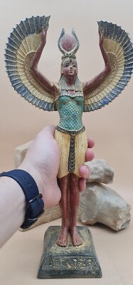 Isis Statue Rare Ancient Egyptian Pharaonic - Egyptian Winged Isis Antique B.C