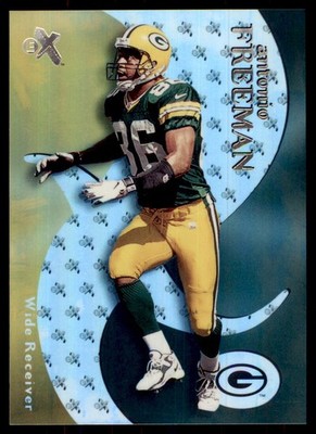 2000 Fleer E-X Antonio Freeman Football Cards #62